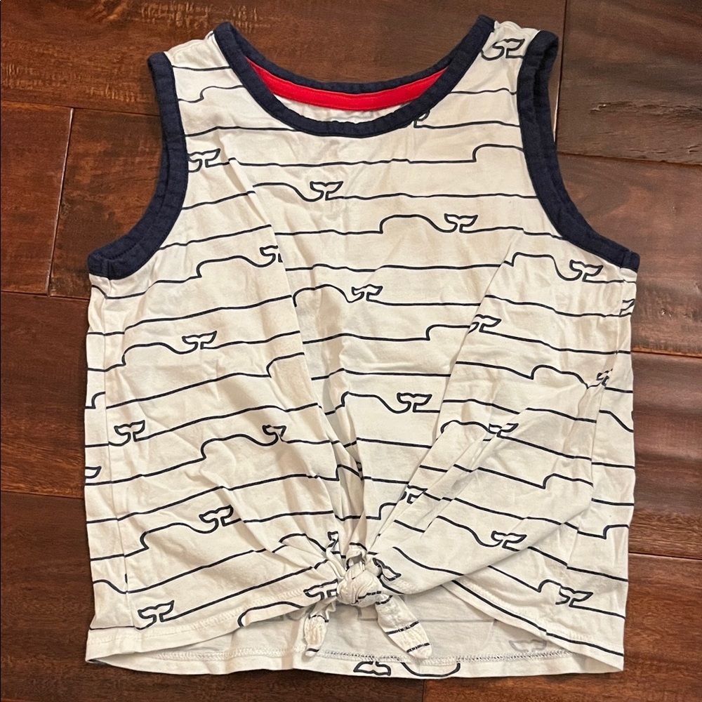 Vineyard vines whale tank top girls M